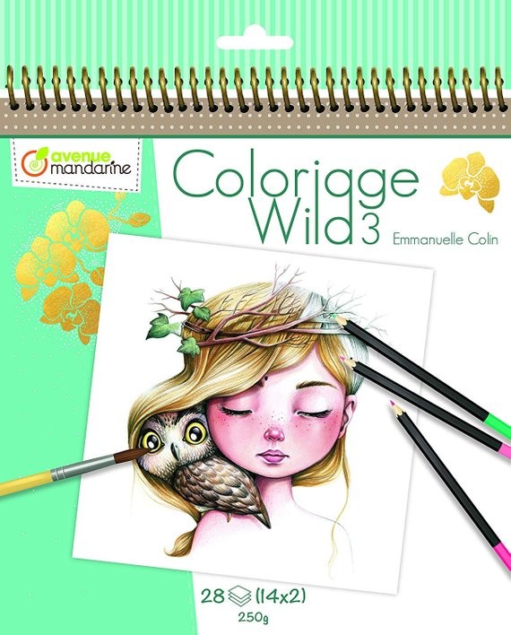 Coloriage Wild 3 de Emmanuelle Colin