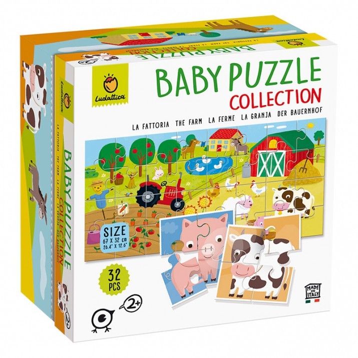 Baby puzzle granja